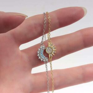 Moon Star Shaped Necklace