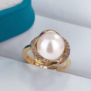 Pink Color Stone Ring